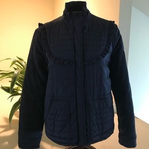 Splendid navy puffer jacket